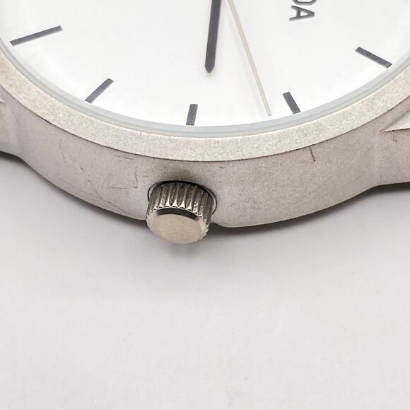 BREDA 5-0170531 Watch Men White Dial Silver Tone Brown Leather 39mm - Picture 6 of 14